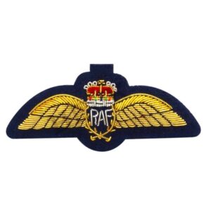 RAF Royal Air force Gold Wings Handmade Bullion Badge