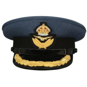 RAF Group Captains No1 Dress Cap, Hat, Badge, Military, Royal Air Force, Peak