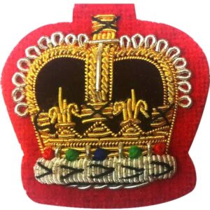 SSGT MESS DRESS CROWN BADGE, BRITISH ARMY REME RE RA STAFF SERGEANT
