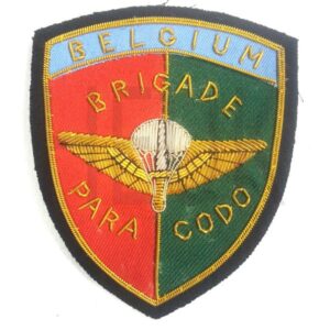 Belgium Brigade Para Codo Bullion Badge