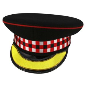 Officers Scots Guards Service Dress Peaked Cap Scottish Hat Headgear