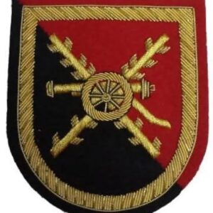 Artillery Crossed Cannons Embroidered Patch – Military Collectible Badge