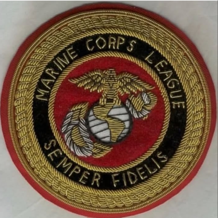 Marine Corps League Semper Fidelis embroidered patch for jacket, bag, or uniform