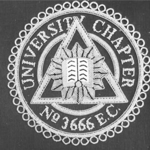 University Chapter No.3666 EC Embroidered Patch – Premium Collectible Badge