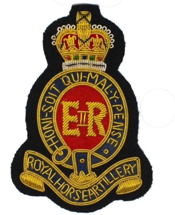 ER Horse Artillery Embroidery Batch – Premium Quality Military Embroidery