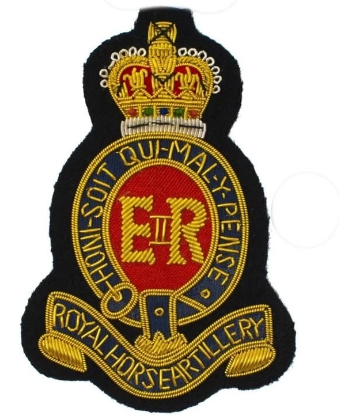ER Horse Artillery Embroidery Batch – Premium Quality Military Embroidery