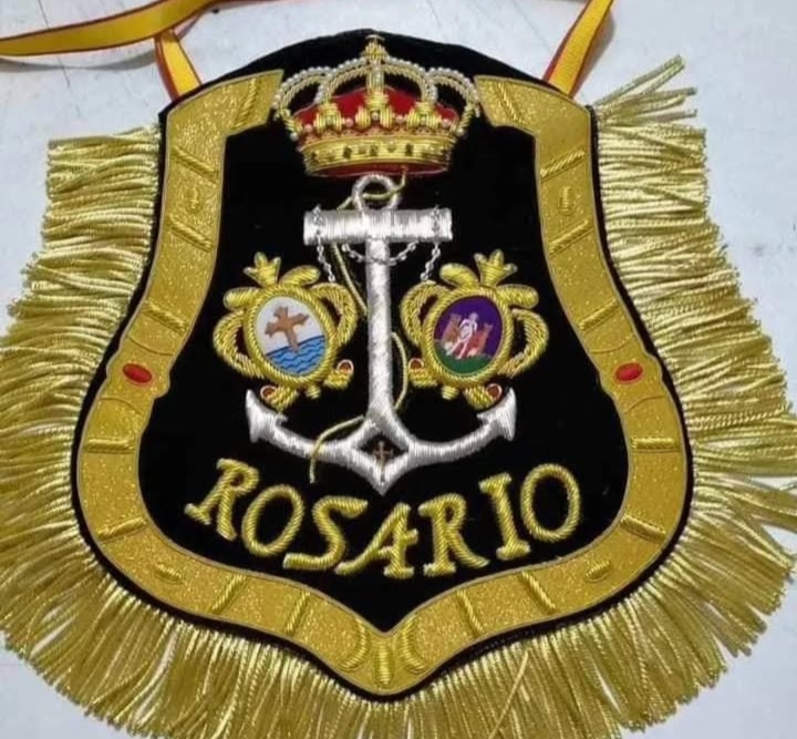 Rosario embroidered patch for jacket, backpack, hat, or collectible display