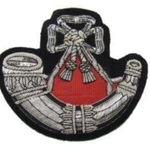 Handmade Embroidery Batch in Silver – Premium Decorative Patch