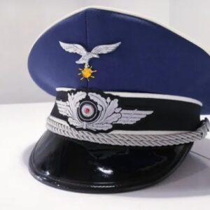 Air Force Officer Cap – Handmade Embroidered Pilot Peaked Hat